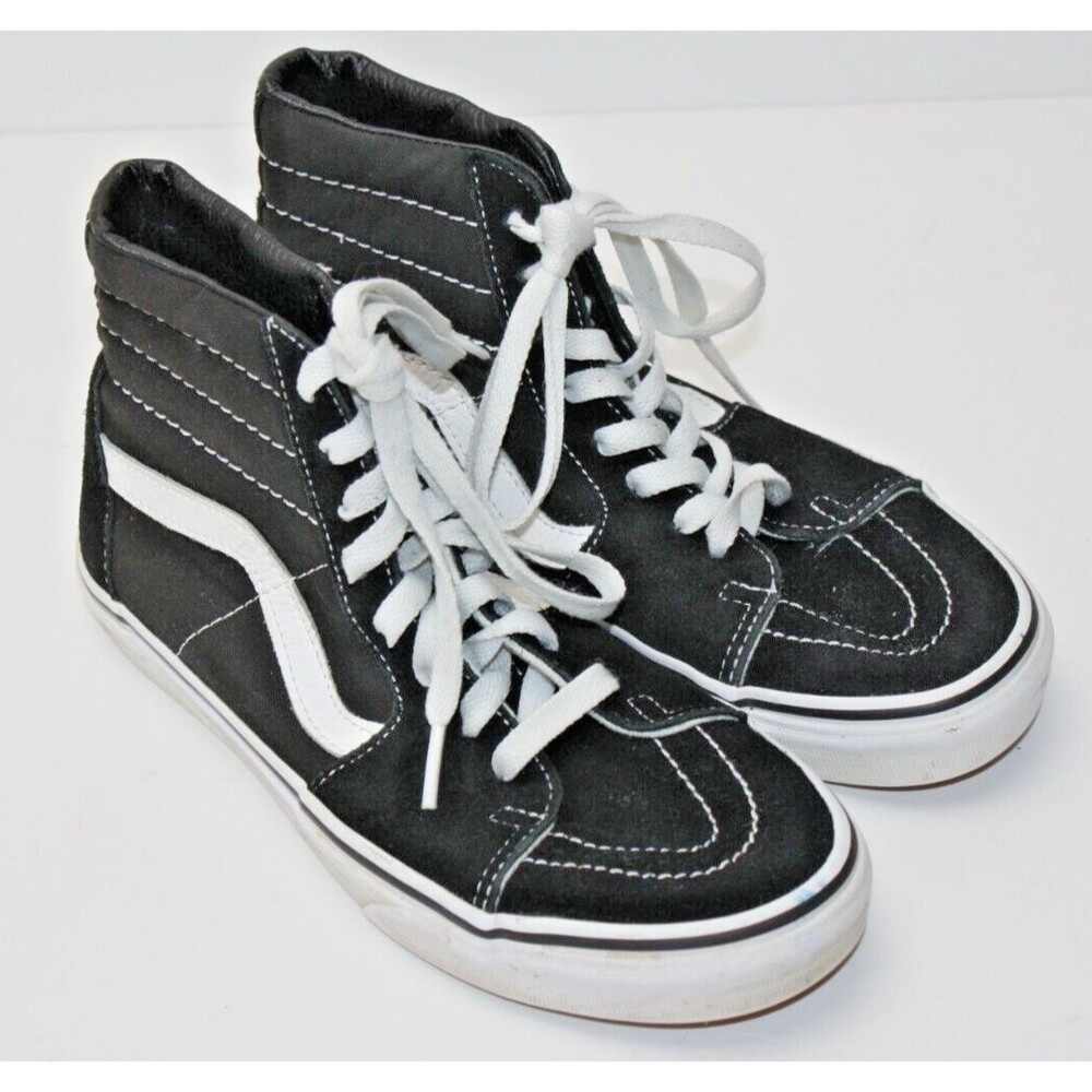 Vans Filmore Hi Shoes Black Suede Skateboarding Sneakers sz Mens 6/Women's 7.5